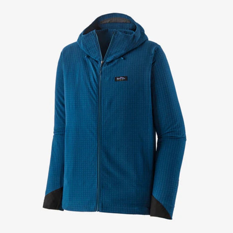 Patagonia – R1 TechFace Fitz Roy Trout Hoody Lagom Blue M