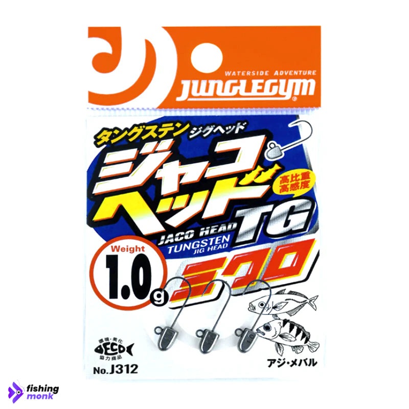 Sasame Jaco Tungsten Jig Head | Size #1.0g – #2.0g 1.0g