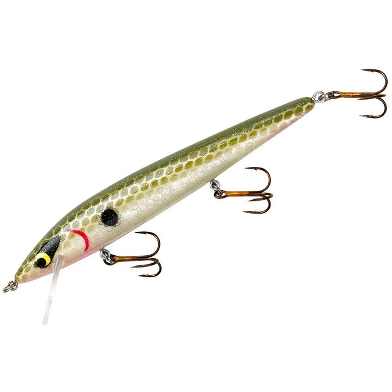 Smithwick Suspending Rattlin’ Rogue 4 1/2 inch Jerkbait/Trolling Minnow Avocado Shad 4.5 inch