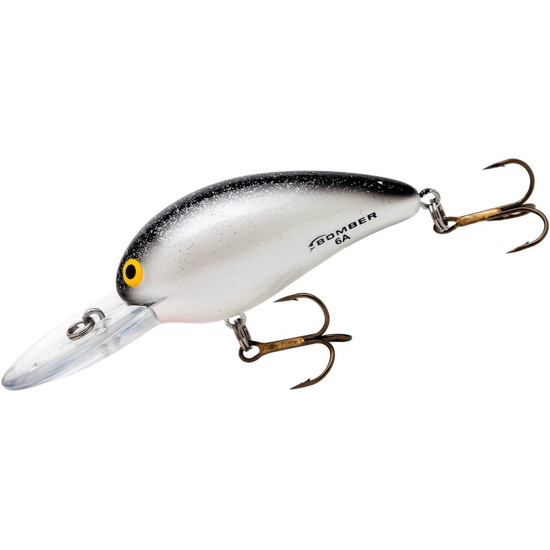 Bomber Model 6A Medium Diving Crankbait Apple Red Crawdad