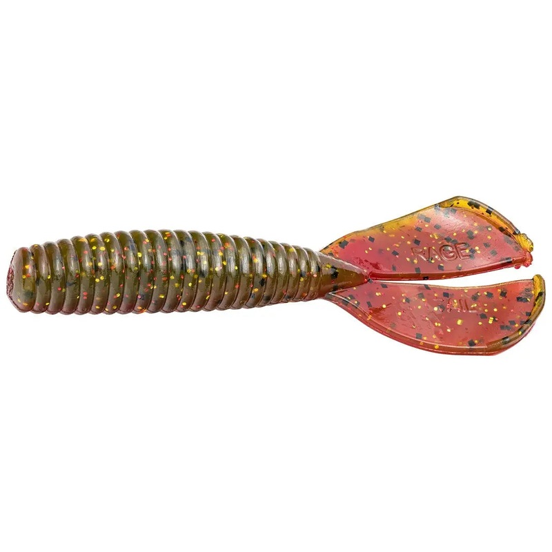 Strike King Rage Baby Menace 3″ (9 Pk) Black Blue Flake