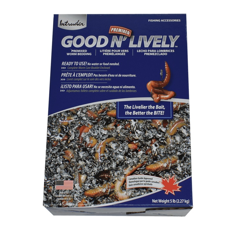 GOOD N’ LIVELY PREMIXED WORM BEDDING IN A BAG – 5 LB.