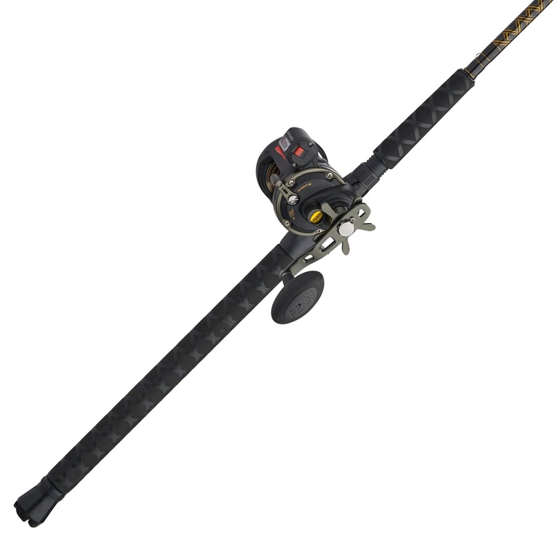 PENN Squall II Level Wind Conventional Rod & Reel Combo 20 Medium 6′