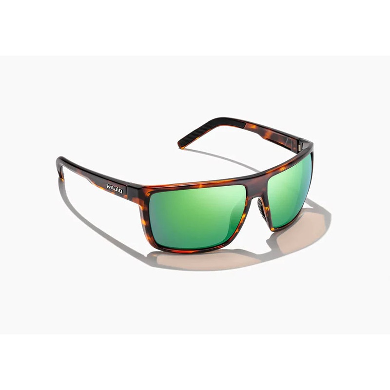 BAJIO TOADS Brown Tortoise Gloss Green Mirror Glass