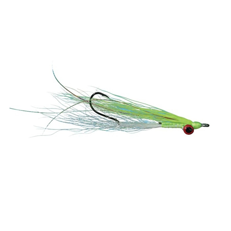 Solitude Deep Minnow Stinger #4 Chartreuse / White