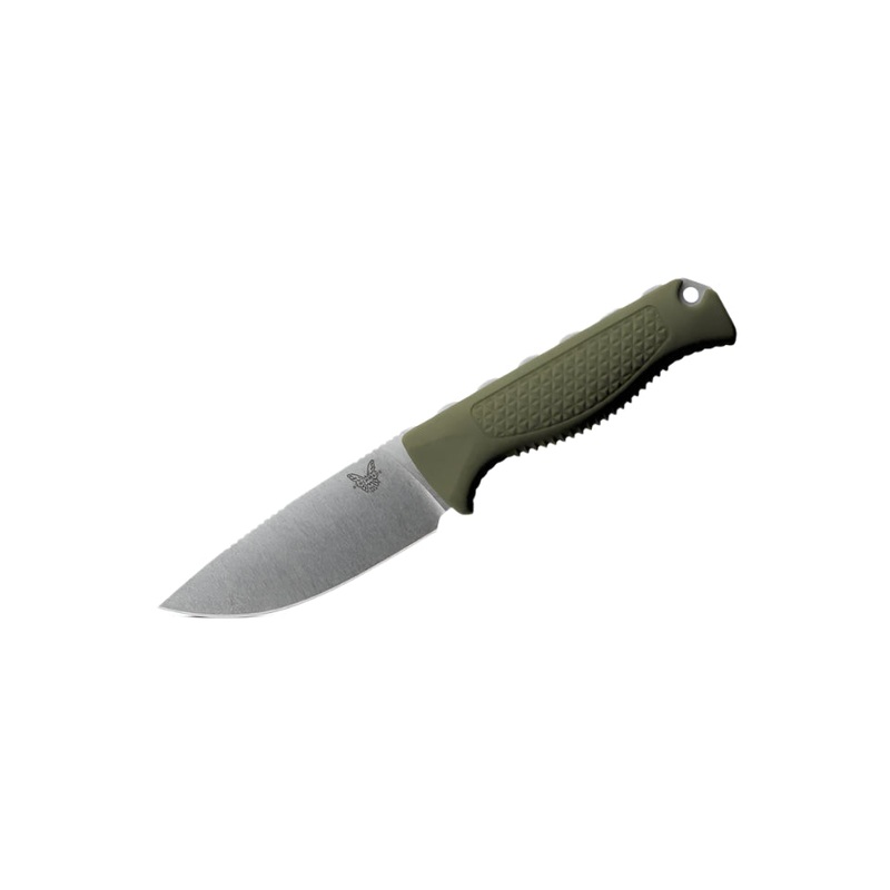Benchmade Steep Country Dark Olive Santoprene | Drop-point