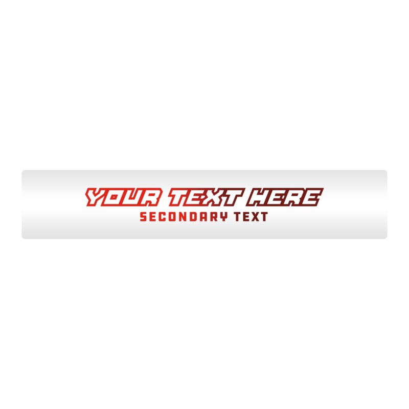 Mud Hole Customizable Designer Rod Decals – Futuristic