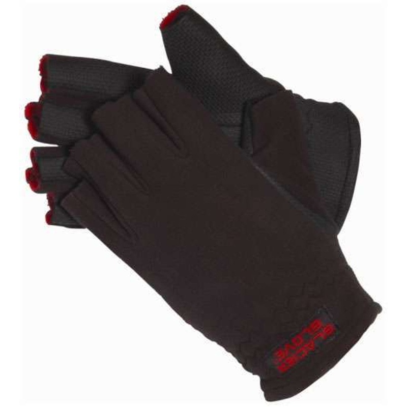 Glacier Alaska River Fingerless Glove Black XL