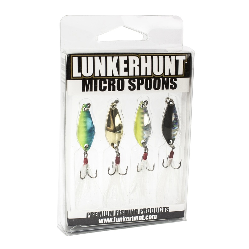 Lunkerhunt Micro Spoon 4-Piece Multi Pack Feeding