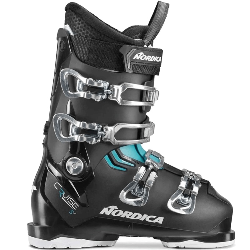 NORDICA WOMEN’S THE CRUISE S SKI BOOTS 2025 BLK/WHT/MAUVE 22.5