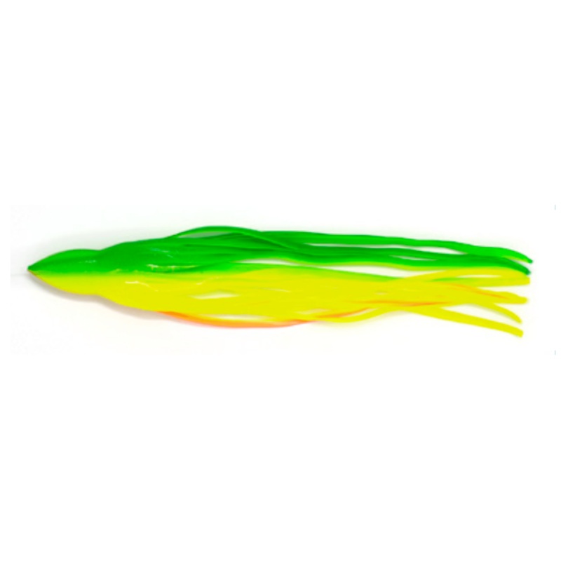 Orange Mahi Octopus Lure Skirt 4.5″