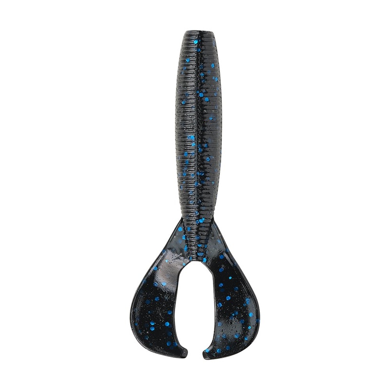 Berkley Powerbait Boss Grub Black Blue Fleck Boss Grub (3in – 9pk)