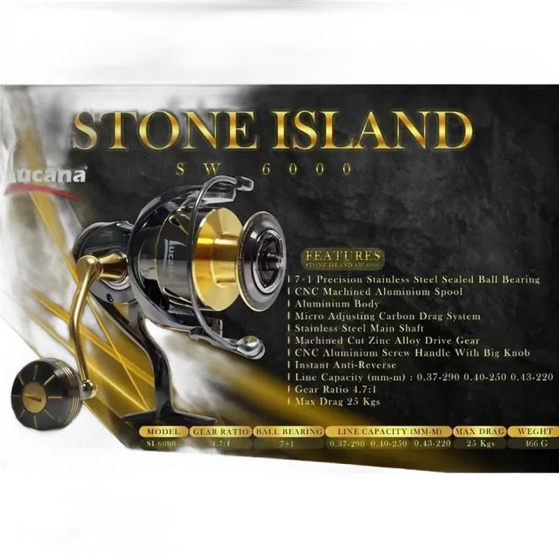 Lucana Stone Island Spinning Reel SW 5000