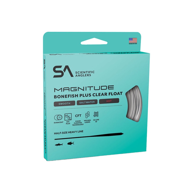 Scientific Anglers Magnitude Bonefish Smooth Clear Fly Line Full Clear WF6F