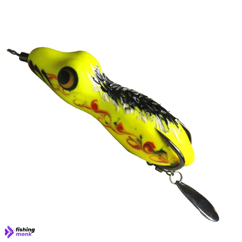 Bravvo Hutan Hand Made Soft Frog Lure | 7cm | 10-11g White Purple
