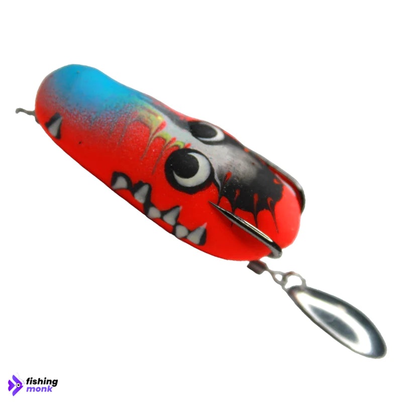 Bravvo Silky Hand Made Soft Frog Lure | 5cm | 7-8g Blue Head