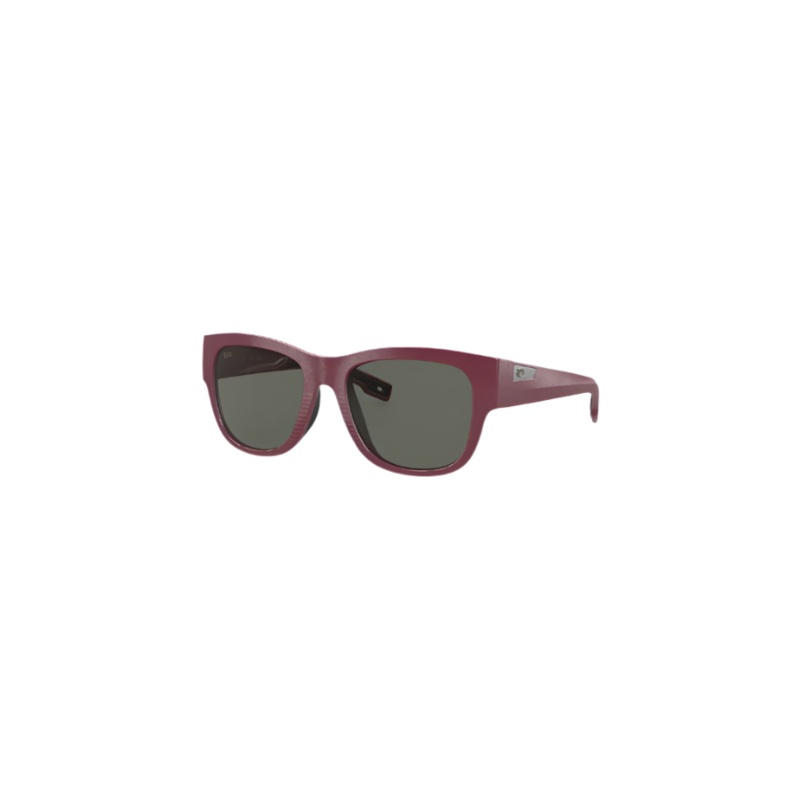 COSTA CALETA POLARIZED SUNGLASSES NET PLUM GREY GLASS (580G)