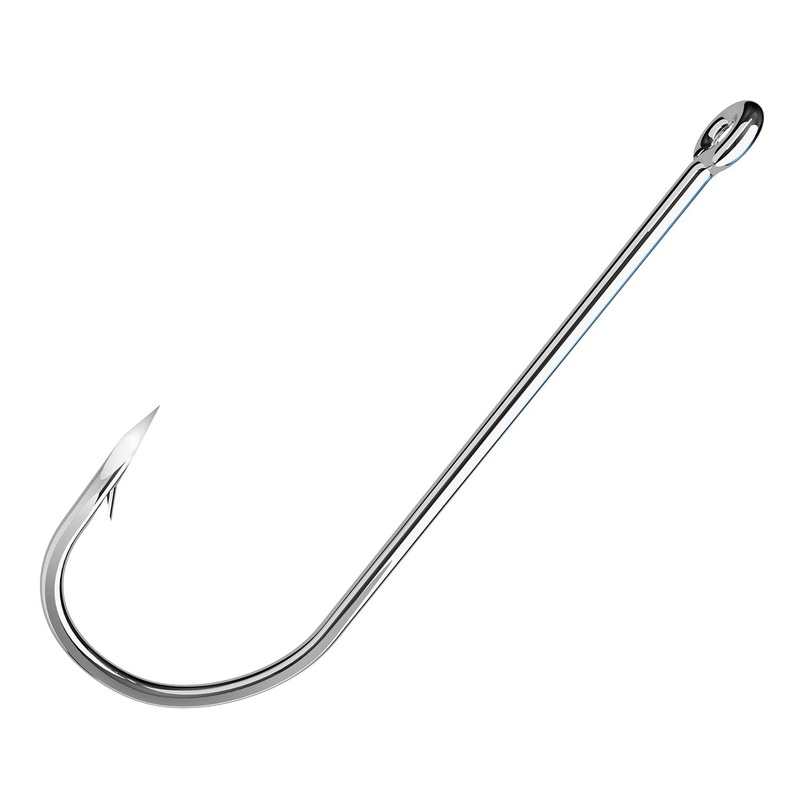 Eagle Claw Trokar Pro-V TK608V Spinnerbait Hook Bulk Pack #2/0 – 50 pack Nickel