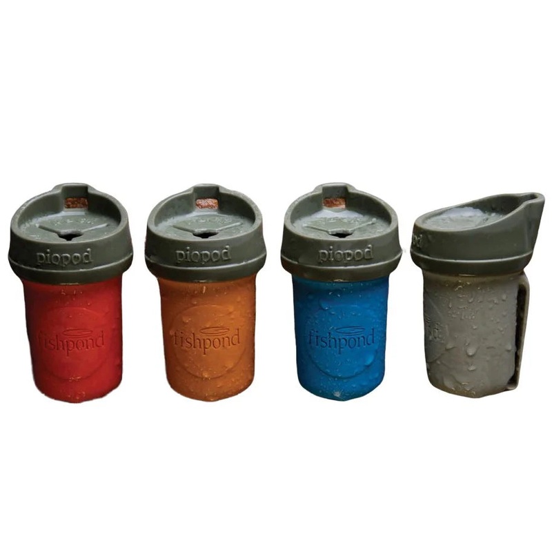 Fishpond PIOPOD Microtrash Container Smallmouth Cutthroat Orange