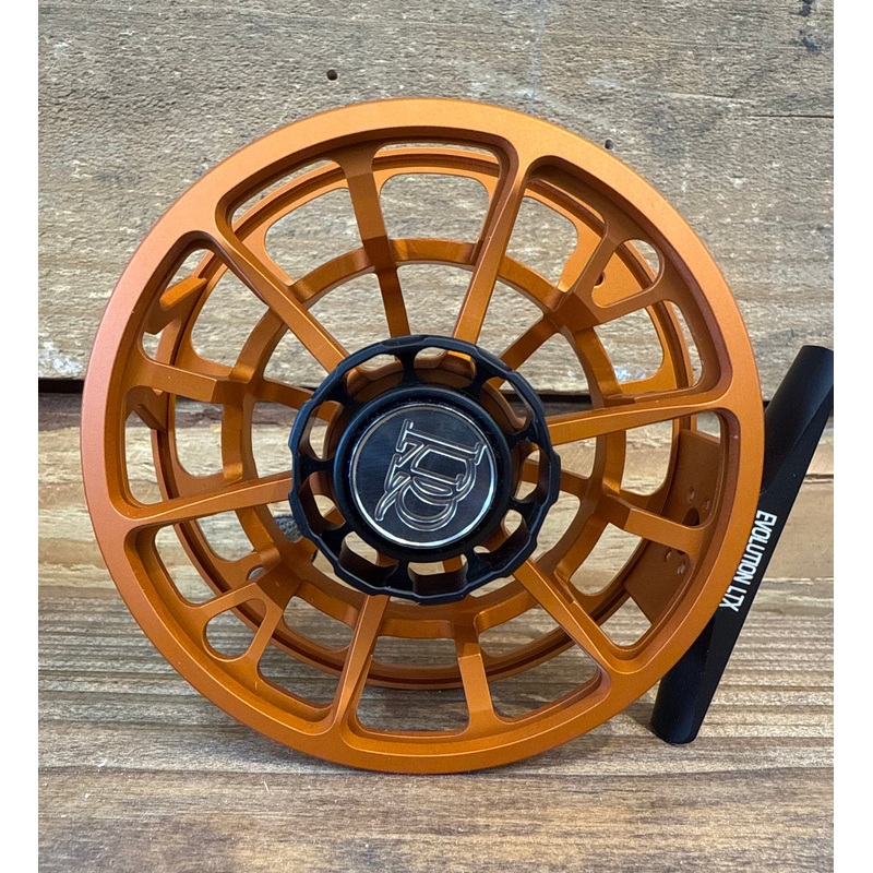 Ross Evolution LTX Fly Reel – Matte Pumpkin – Made in USA 3/4 WT