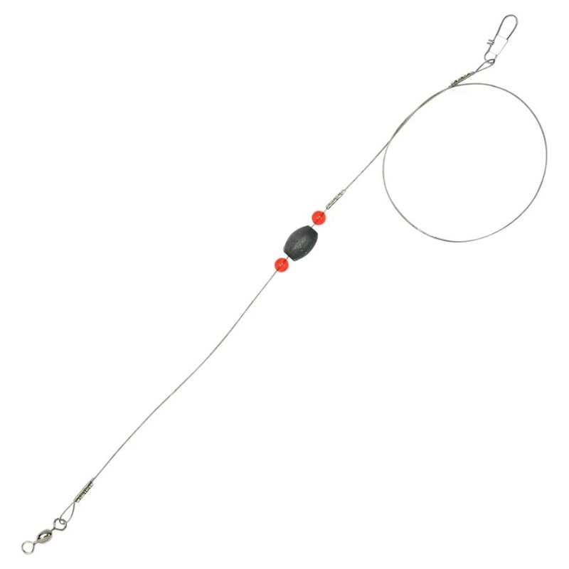 SEA STRIKER EGG LEAD READY RIG 1/0 HOOK 1/9oz  LEAD