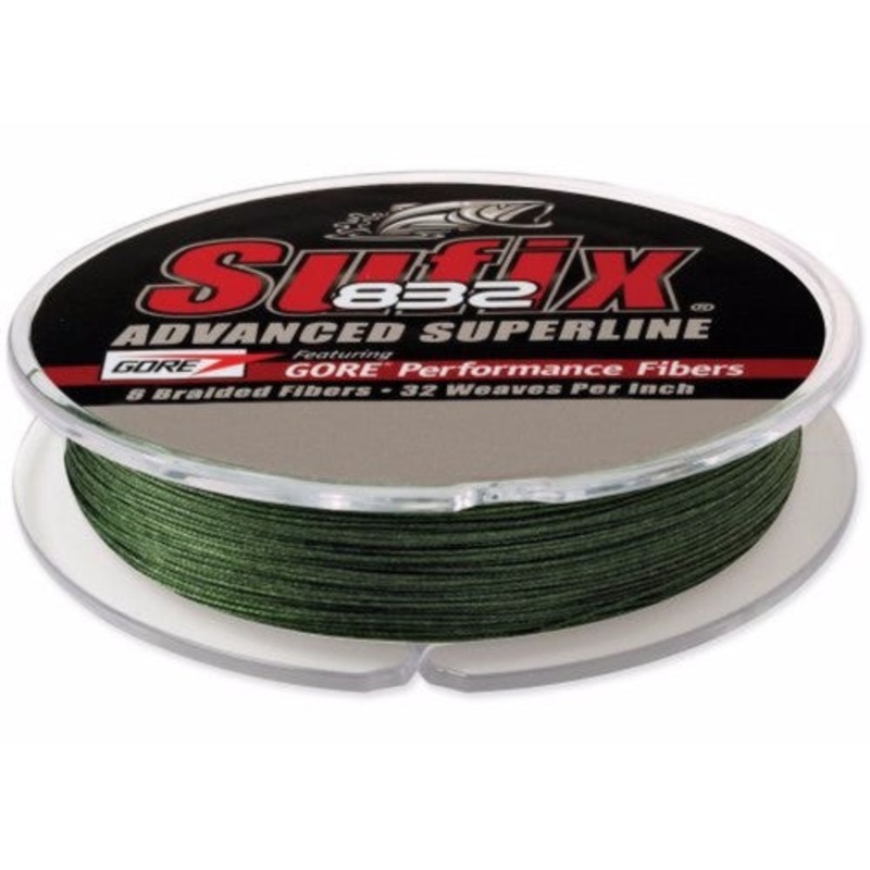 Sufix 660-250G 832 Advanced Superline Braid 50lb 600yd Lo-Vis