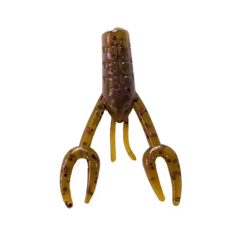 BAIT CAVE CUSTOMS 2.5″ DIRKS CRAW Green Pumpkin