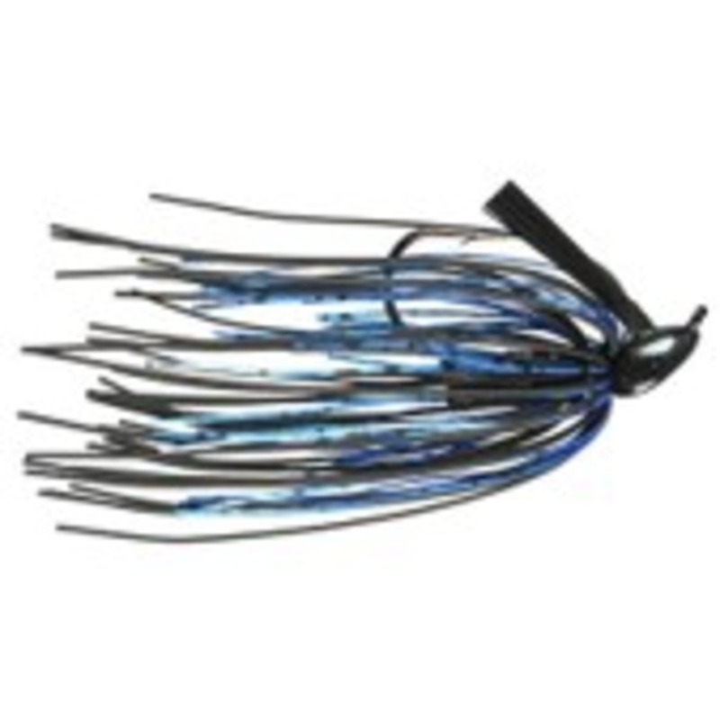 BUCKEYE LURES MOP JIG Black/Blue 3/8 oz