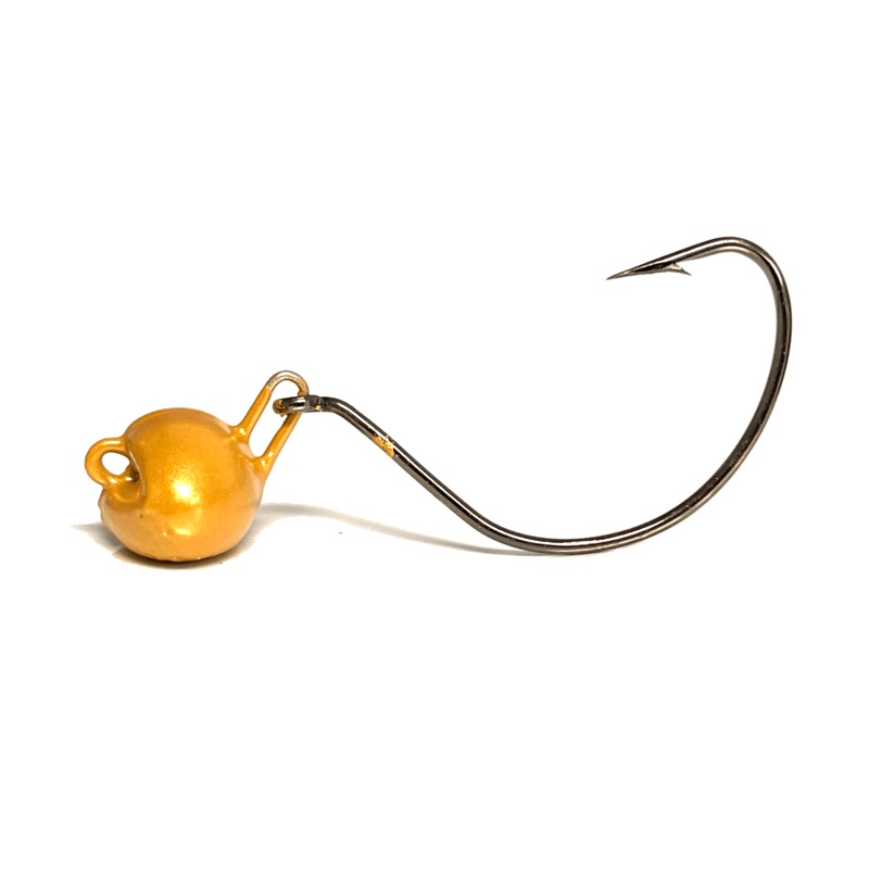 Gold Live Bait Swing Head Jig 1/8oz 3/0