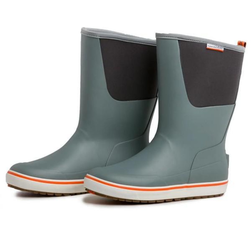 Grundens 12″ Deck Boot 9 Monument Gray