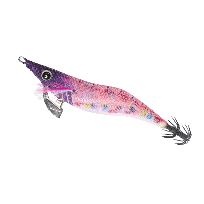 Hayabusa Squid Junky Lively Dart Squid Jig | 10g – 18g Marble Pink 10g – 80mm