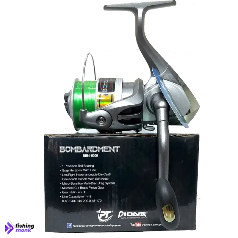 Pioneer Bombardment BBM6000 Spinning Reel Blue