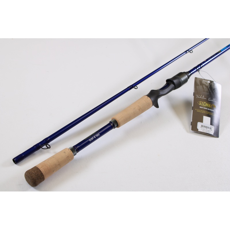 St. Croix Legend Tournament Pike LTPC223HF2 Slop N Tail 7’4″ Heavy 2 Piece – Used Casting Rod – Mint Condition