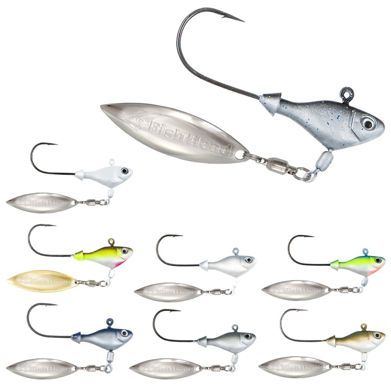 Fish Head Spin Underspin Albino 3/16 oz.