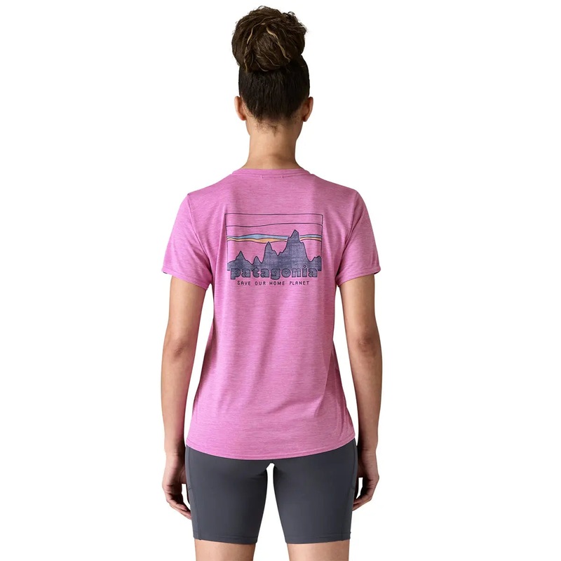 Patagonia W’s Capilene Cool Daily Graphic Shirt ’73 Skyline: Feather Grey / SKFE XXS