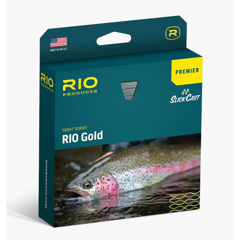 Rio Gold Premier Fly Line – Fly Fishing Moss/Gold WF4F