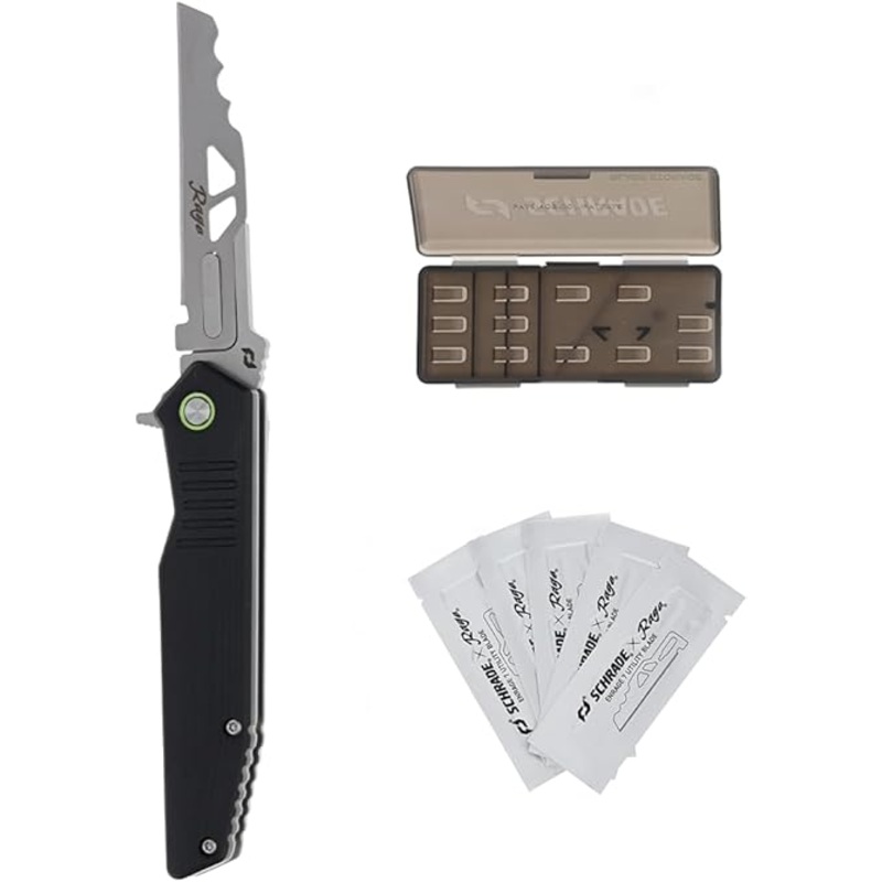 Schrade Nitro Enrage 7 Spring Assisted Clip Folder, 2.5″
