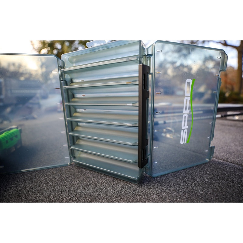 SPRO 3500 Reversible Tackle Box SPRO Box 3500 RV Black/Green Tackle Box