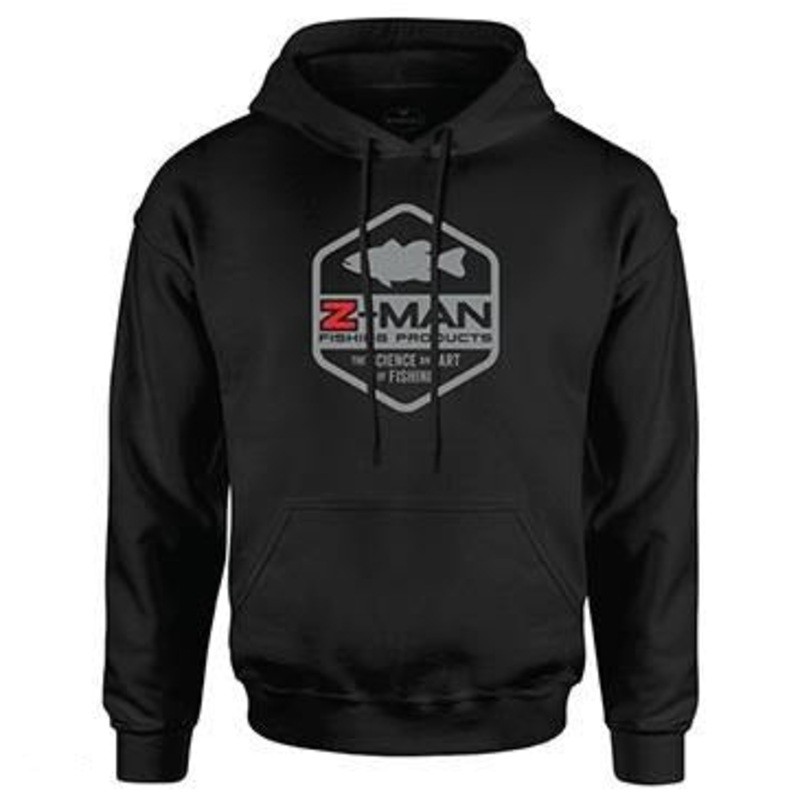 Z-Man Bass Logo HoodieZ Navy Small