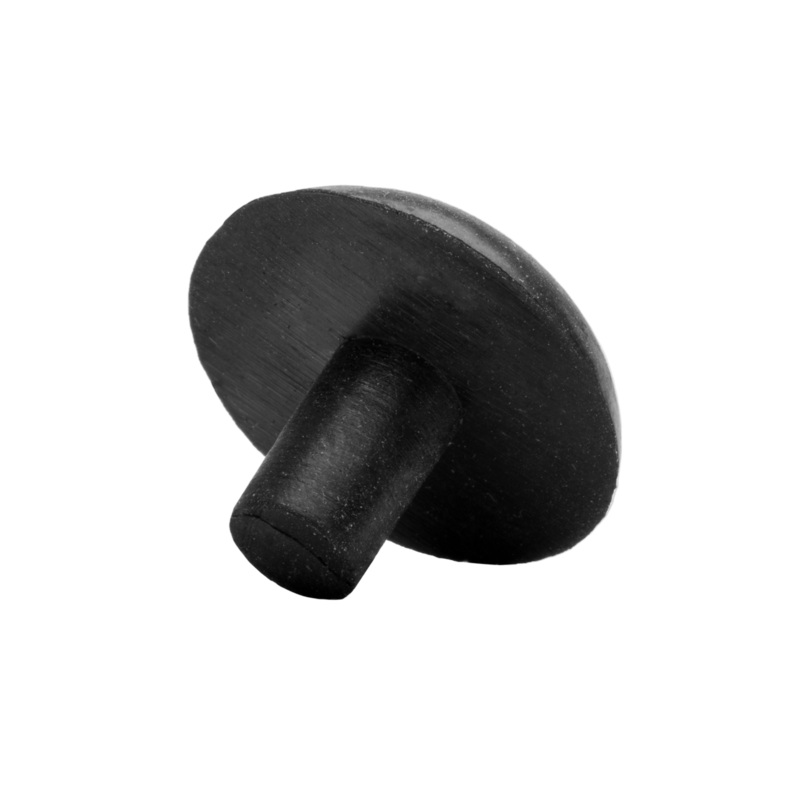American Tackle Black Rubber Butt Plug 0