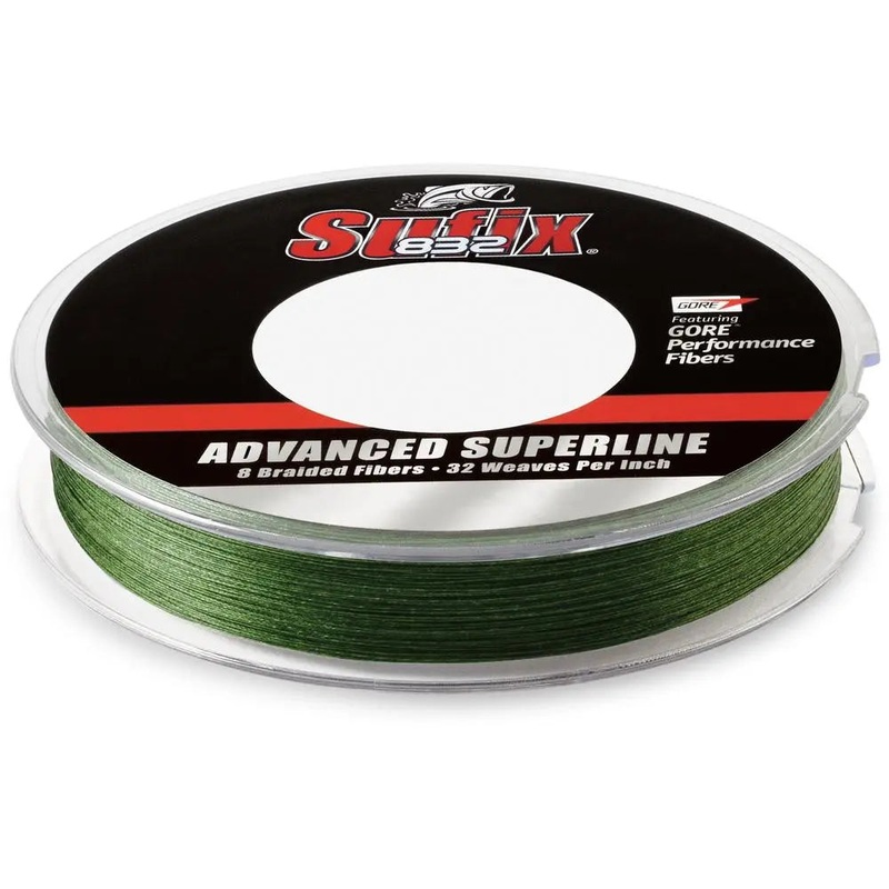 Sufix 832 Braided Line (150 yd) 6lb Ghost