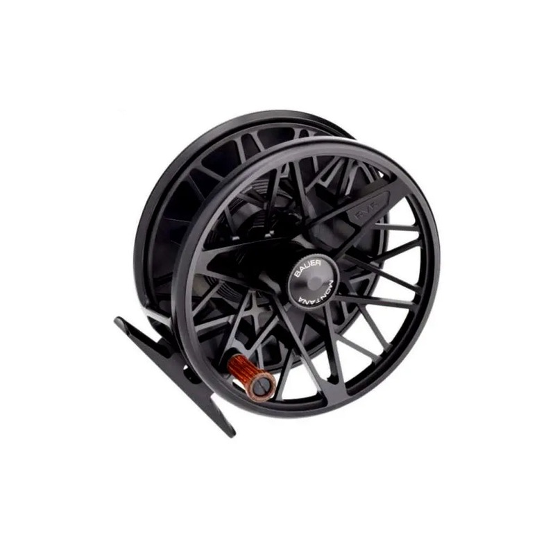 Bauer RVR MicroSpey Fly Reel Black 3/4/5