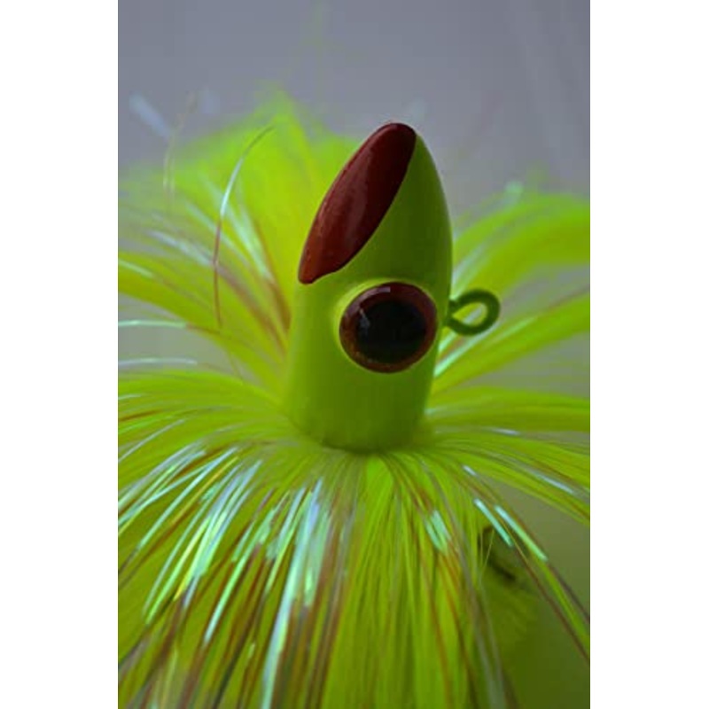 Blue Water Candy  Spire Parachute Lure, 6 oz, Chartreuse