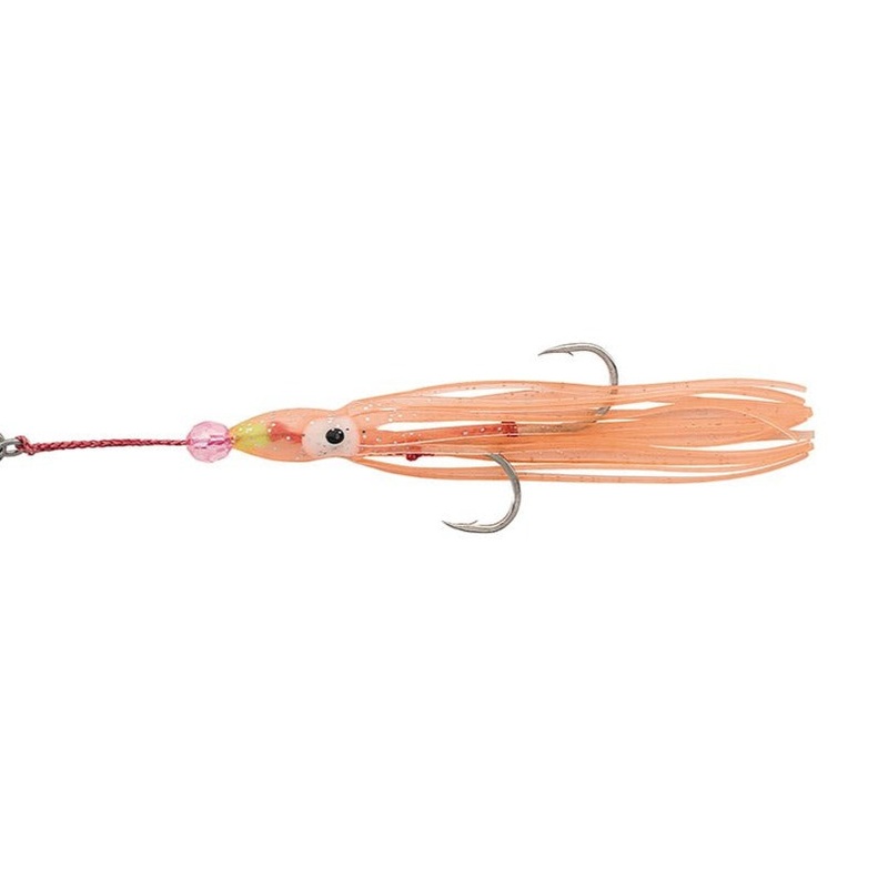 Daiwa Rock Rover Jig Hoochie Replacement Skirt Natural – 4 1/2 inches – 2/0