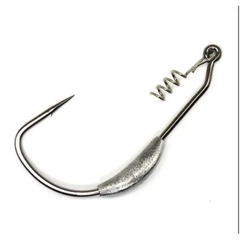 SALE – Gamakatsu Weighted Superline Spring-Lock Hook (4 Pk) 7/0 3/8*