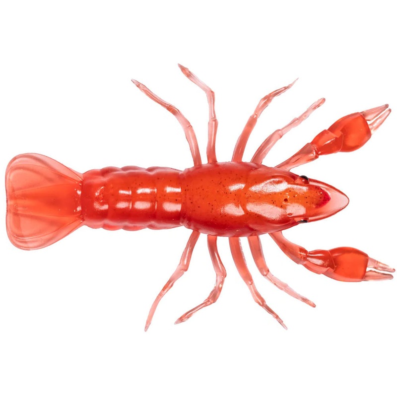 LIVETARGET Unrigged Crawfish – 3.8 Inch Blue & Green 3.8 inch – 5 pack