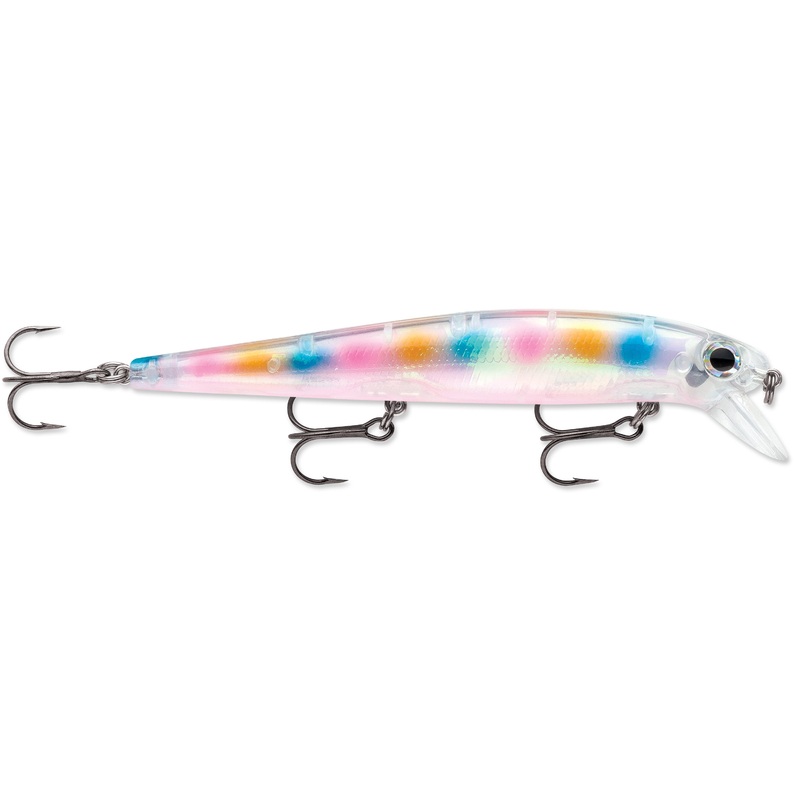 Storm ThunderStick MadFlash 4 3/8 inch Jerkbait/Trolling Minnow Black Chrome Orange