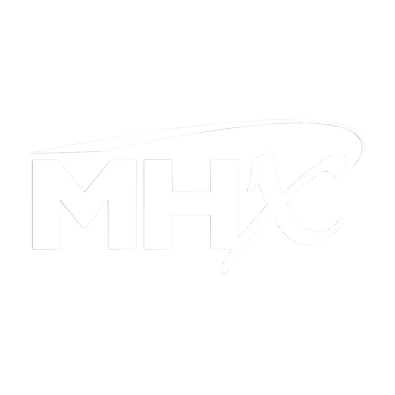 MHX White Boat & Truck Decal 4″