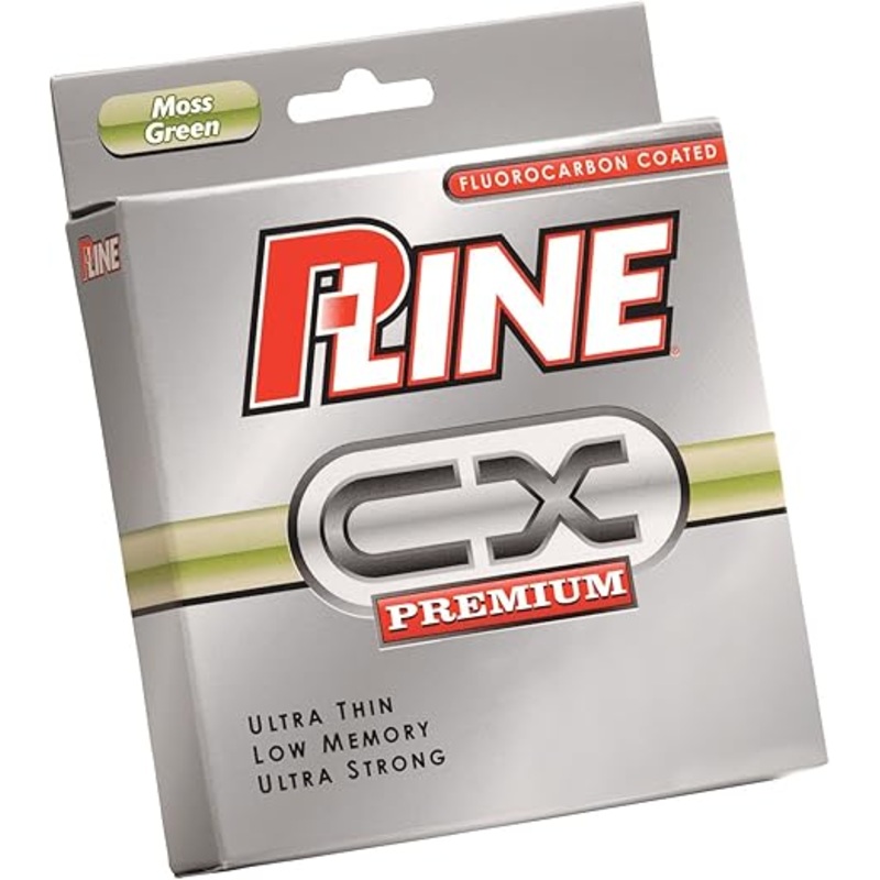 P-Line CX Premium Fluorocarbon-Coated Mono Filler 8lb 300yd