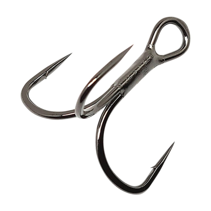 Gamakatsu EWG Short Shank Magic Eye Treble Hook – Black 6